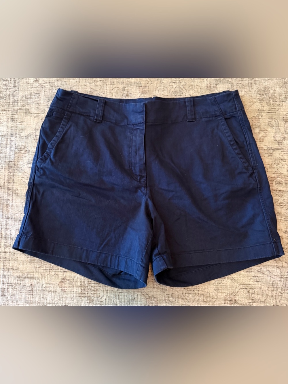 Vineyard Vines herringbone Navy Women's Casual Bermuda Shorts